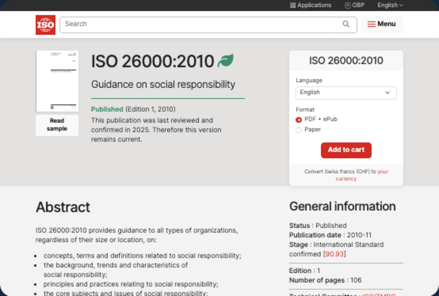 ISO26K - ISO 26000 Stakeholder Global Network
